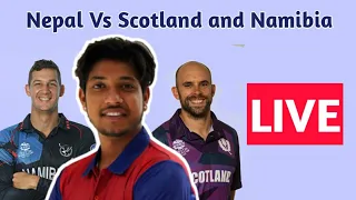 Nepal vs Scotland Cricket Live | Nepal vs Namibia Live | Updates Fancode