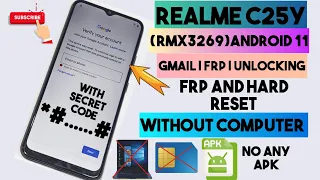 Realme C25y Hard Reset And FRP Unlock Without Computer/ Realme C25y (rmx3269) frp Bypass 2023