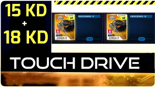 Asphalt 9 | Do 15 & 18 knockdowns with PAGANI Zonda R | Touch drive