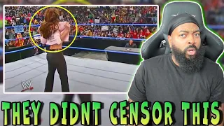 ROSS REACTS TO 10 MOMENTS WWE FORGOT TO CENSOR ON LIVE TV