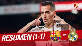 Resumen de FC Barcelona vs Real Madrid (1-1)