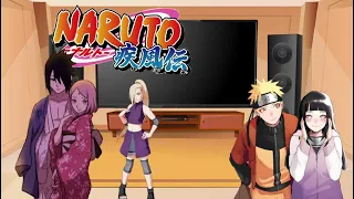 Team 7 + Hinata and Ino react to future || SasuSaku, NaruHina ||