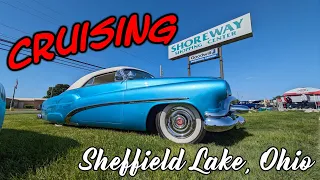 Cruising Sheffield Lake Ohio Car Show 5-25-24