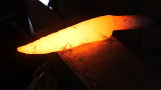 Just Forging A Knife 5 -  Integral Chef Knife