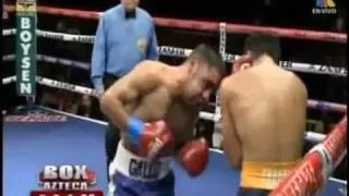 Drian Francisco Stops Mexican Javier Gallo