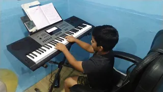 Tujhe Dekha Toh (DDLJ) instrumental on piano by Raghav Rastogi