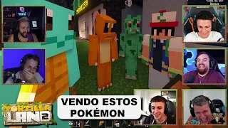 Ibai, Perxitaa y Ampeter SE HACEN PASAR POR POKÉMON y Betra LOS VENDE a Tanizen / TORTILLALAND 2