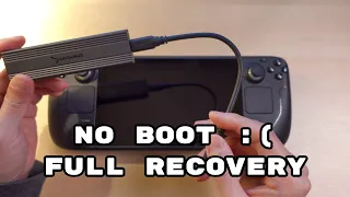 Steam Deck Stuck Boot Troubleshooting & Recovery