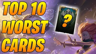 The Top 10 WORST Runeterra Cards | Legends of Runeterra | Controltheboard