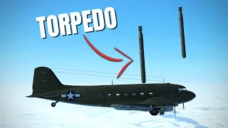 Torpedoing a Plane & Satisfying Crashes! V131 | IL-2 Sturmovik Flight Sim Crashes