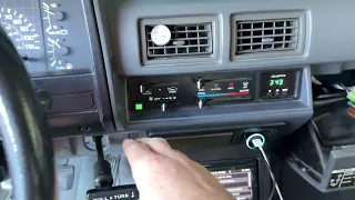 Toyota Truck 4Runner Corolla Tercel AC Amplifier card test in my 1986 22RE 4Runner.