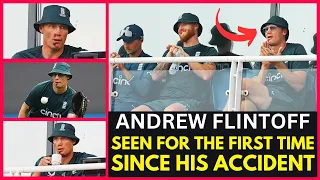 ANDREW FLINTOFF SEEN FOR THE FIRST TIME SINCE HIS TOP GEAR ACCIDENT!