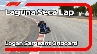 Laguna Seca F1 Onboard | Logan Sargeant