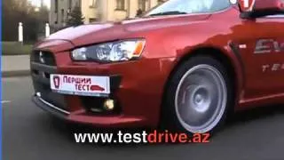 Mitsubishi Lancer Evolution - Первый тест.m4v