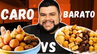 Salgadinhos de Festa Caro vs Barato