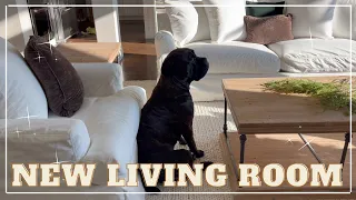 DECORATING MY LIVING ROOM | Organic Farmhouse | BEFORE I CAN FINISH THE LIVING I NEED YOUR HELP