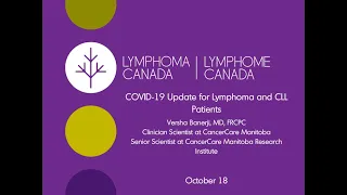 COVID-19 Update for Lymphoma and CLL Patients