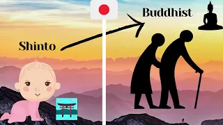 Why are Japanese born Shinto but die Buddhist?