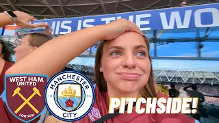 PITCHSIDE for WEST HAM vs MANCHESTER CITY!! | Matchday Vlog 23/24