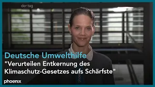 Klimaschutz-Gesetz: Barbara Metz (Deutsche Umwelthilfe) zur Einigung der Ampel-Parteien | 15.04.24