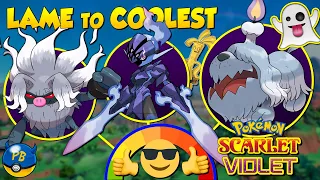 Every Generation 9 GHOST-TYPE Pokemon: Lamest to Coolest 👻 (Pokémon Scarlet and Violet!)
