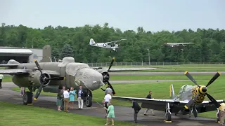 Grasshoppers in the Air.  The Tri-State Warbird Museum L-4 and "Flitfire" Flight Demonstration