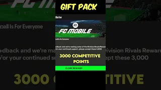 HOW TO GET FREE COMPETITIVE POINTS GIFT PACKAGE IN EA FC FIFA MOBILE 24 ADVANCED #shorts #fcmobile