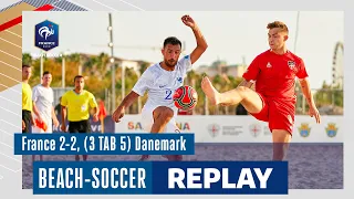 Superfinal EBSL 2023 Beach Soccer : France-Danemark (2-2, 3 tab à 5) en replay