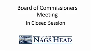 Town of Nags Head March 1, 2023 Board of Commissioners Meeting