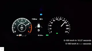 2021 Nissan Almera Turbo Acceleration : 0-100 km/h / 0-160 km/h / 60-100 km/h