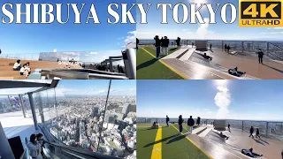 【4K】SHIBUYA SKY - Tokyo Shibuya Sky View 230m High - Shibuya Scramble Square 2022