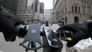 NYC E-Scooter Ride : Astoria, Queens to World Trade Center (February 13, 2021)