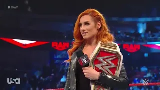 Becky Lynch Address Asuka Raw 12/23/2019