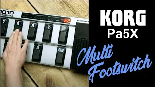 Korg Pa5x EC5 Multi Footswitch Alternative That Works on Most Korg Arrangers!