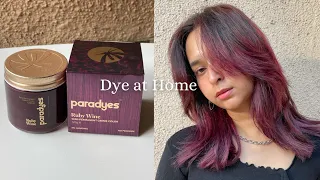 Trying Semi-Permanent Red Hair Color From Paradyes | Ruby Wine
