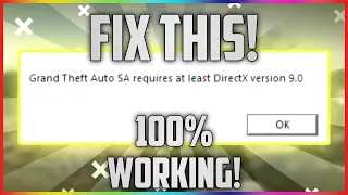 How To Fix "THIS GAME REQUIRES AT LEAST DIRECT X VERSION 9.0" Error (ANY GAME!)