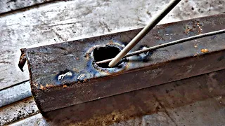 Few people know about 1mm metal welding in Pakistani stick welder..