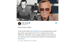 Marvel Celebs Pay Tribute to STAN LEE