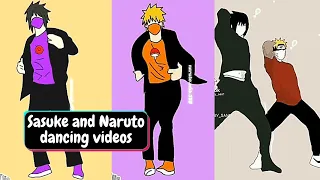 TikTok compilation of Sasuke and Naruto as dancers - NaruSasu SasuNaru dancing video compilation