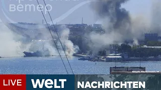 UKRAINE-KRIEG: Hauptquartier der Schwarzmeerflotte getroffen - Verteidigungslinie  wackelt | WELT