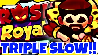 RUSH ROYALE | TRAPPER IN  A *TRIPLE* SLOW DECK?! WOW!