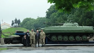 Желтоводские волонтеры отремонтировали БМП2