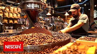 How Nescafe Instant Coffee Is Made in the factory | Coffee Bean Harvesting Process