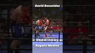 David Benavidez vs Rogelio Medina the combination knockdown