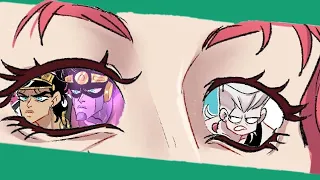 Bet On The Eyelashes - (JJBA Comic Dub)