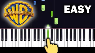 Warner Bros Intro - EASY Piano tutorial