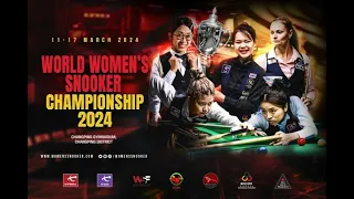 Women's World Snooker Championship 2024 Day 2 Afternoon Session