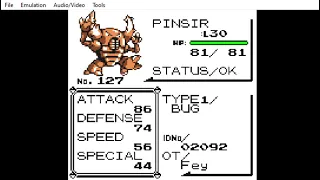 How to get Pinsir in Pokemon Yellow