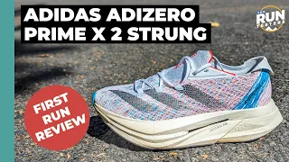 Adidas Adizero Prime X 2 Strung First Run Review | New plates, new upper, new ride