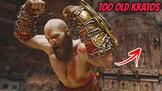 OLD KRATOS' FACE WHEN HE CAN'T OPEN THIS DOOR IS HILARIOUS | GOW RAGNAROK NG+